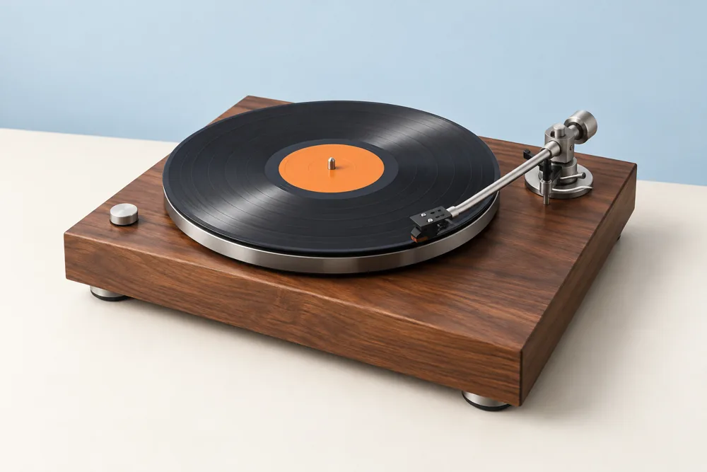 A turntable for the birthday playlist